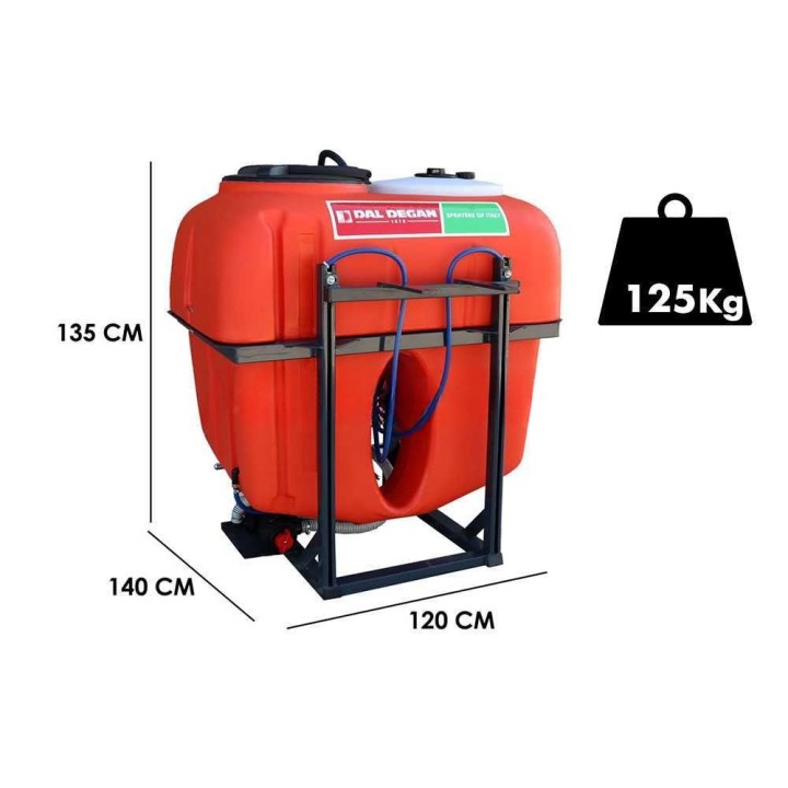 Dal Degan ILEO 400 traktoriruisku, Comet APS 51, 400 l, 50,7 l/min, 40 bar