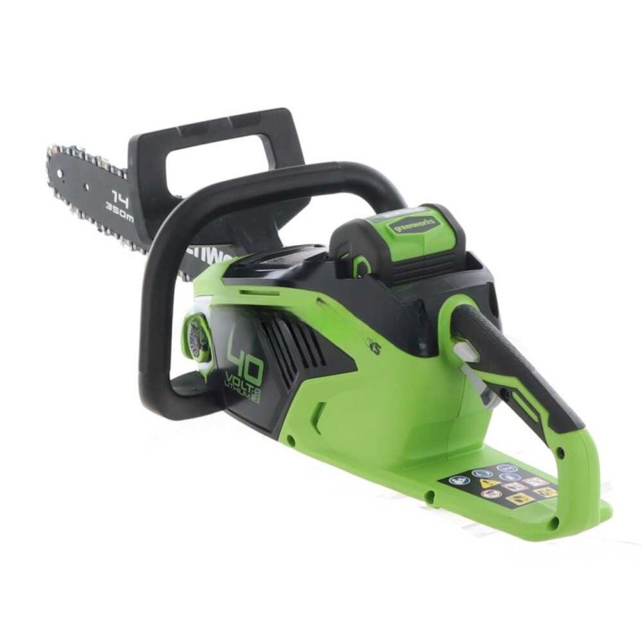Greenworks GD40CS15 akkumoottorisaha, 40 V, 35 cm, akku ja laturi
