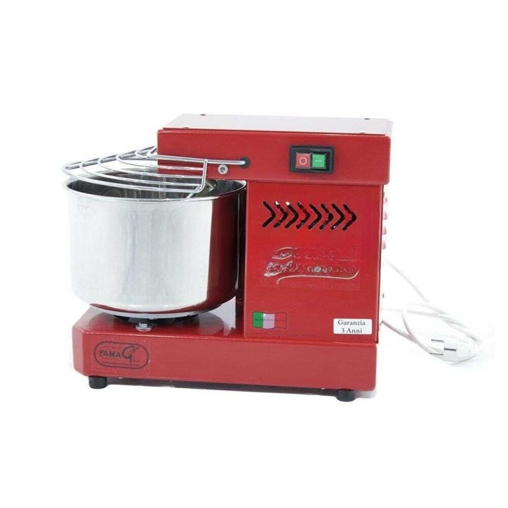Famag Grilletta IM 5/230 1 Velocità Rosso spiraalitaikinakone, 5 kg, 230 V