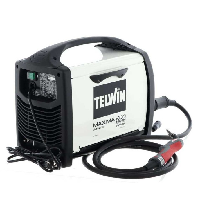 Telwin Maxima 200 Synergic moniprosessi-invertteri, 20–170 A, 230 V
