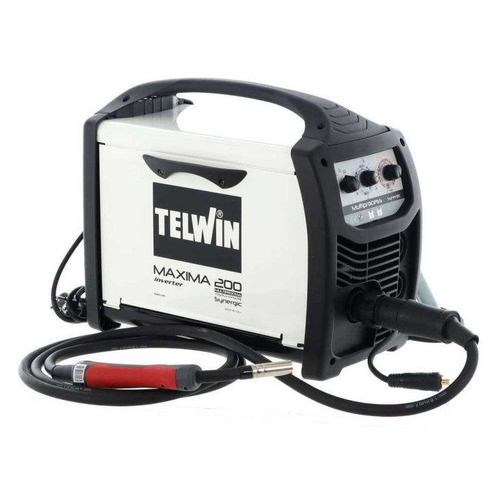 Telwin Maxima 200 Synergic moniprosessi-invertteri, 20–170 A, 230 V