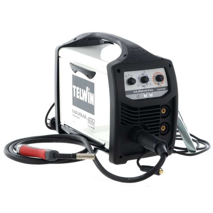 Telwin Maxima 200 Synergic moniprosessi-invertteri, 20–170 A, 230 V