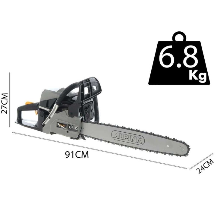 Alpina ACS 50 -moottorisaha, 3 HP, 50 cm terälevy