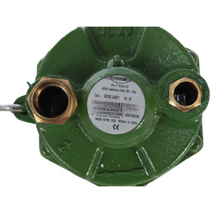 Ferroni ML 20 traktoripumppu, 160 l/min, 5,5 HP, liittimet 30–19 mm