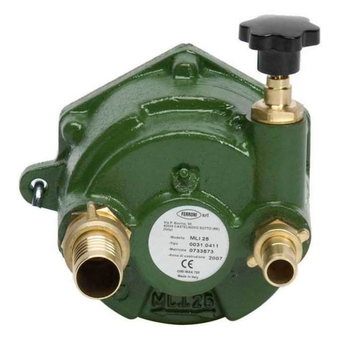 Ferroni ML I 25 traktoripumppu 180 l min 5 HP liitännät 30 19 mm