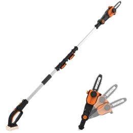 Worx WG349E 9 akkukäyttöinen oksasaha teleskooppivarrella 20 V 20 cm ilman akkua ja laturia