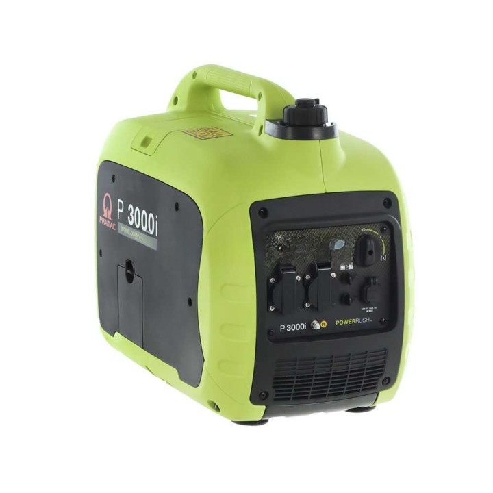 Pramac P3000I invertterigeneraattori, 2,6 kW, 230 V, bensiinikäyttöinen