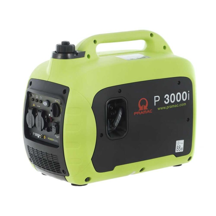 Pramac P3000I invertterigeneraattori, 2,6 kW, 230 V, bensiinikäyttöinen