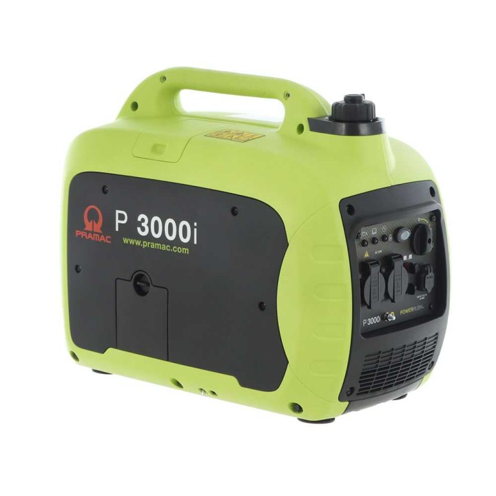Pramac P3000I invertterigeneraattori, 2,6 kW, 230 V, bensiinikäyttöinen