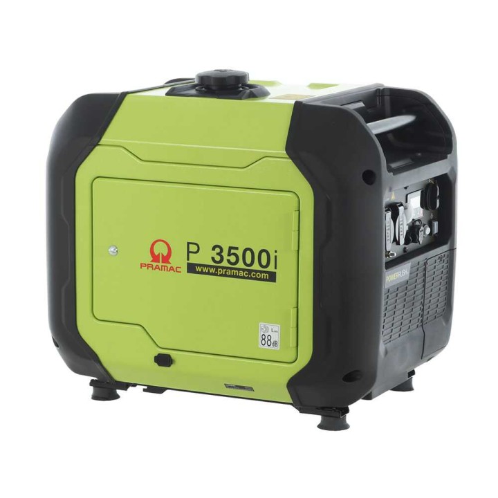 Pramac P3500I invertterigeneraattori, 3,3 kW, 230 V, bensiinikäyttöinen
