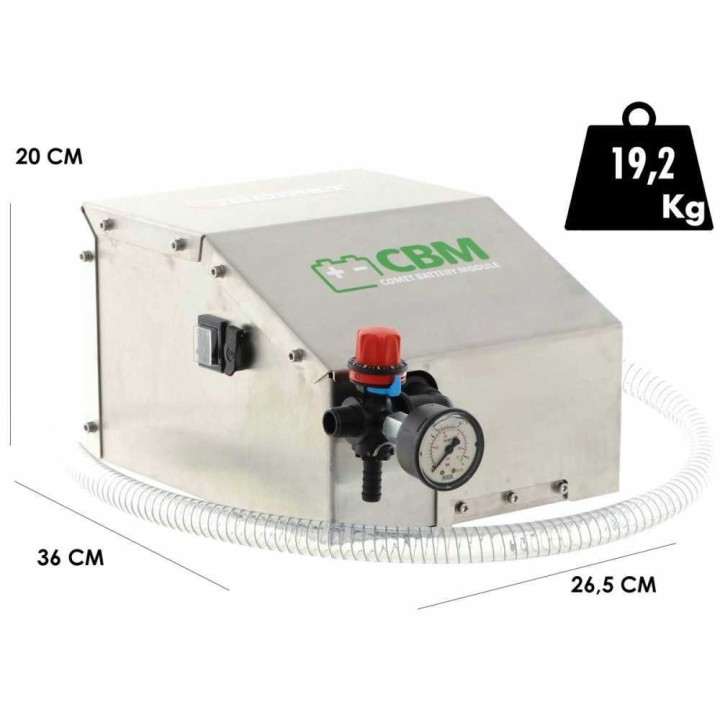Comet CBM 1500 HP akkukäyttöinen kalvopumppu, 12 V, 35 Ah, 126 W