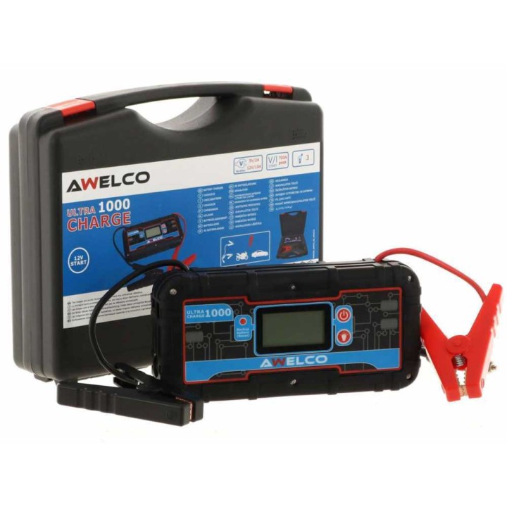 Awelco ULTRA CHARGE 1000 hätäkäynnistin, 700 A, 12 V, 6 000 mAh