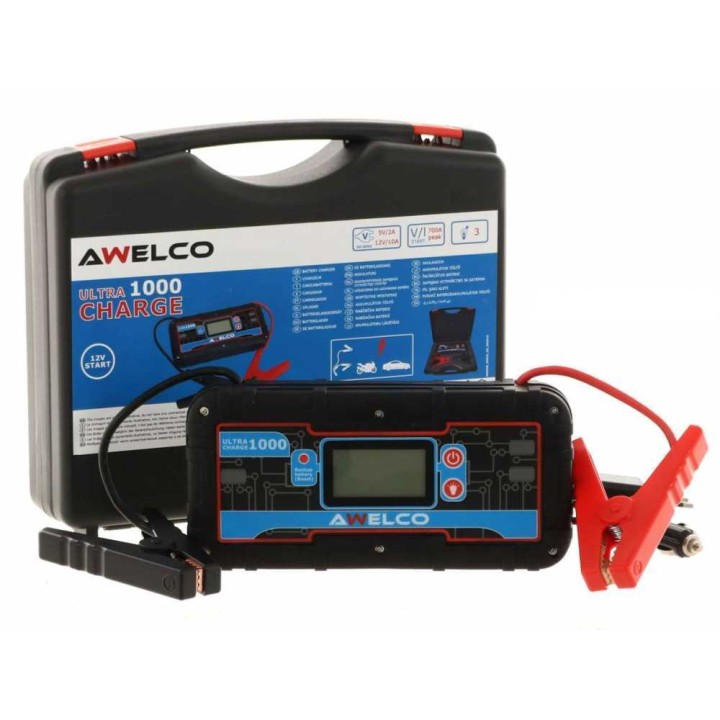 Awelco ULTRA CHARGE 1000 hätäkäynnistin, 700 A, 12 V, 6 000 mAh