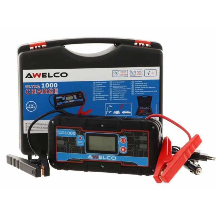Awelco ULTRA CHARGE 1000 hätäkäynnistin, 700 A, 12 V, 6 000 mAh