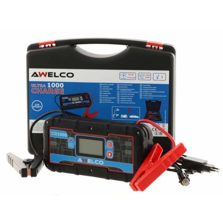 Awelco ULTRA CHARGE 1000 hätäkäynnistin, 700 A, 12 V, 6 000 mAh