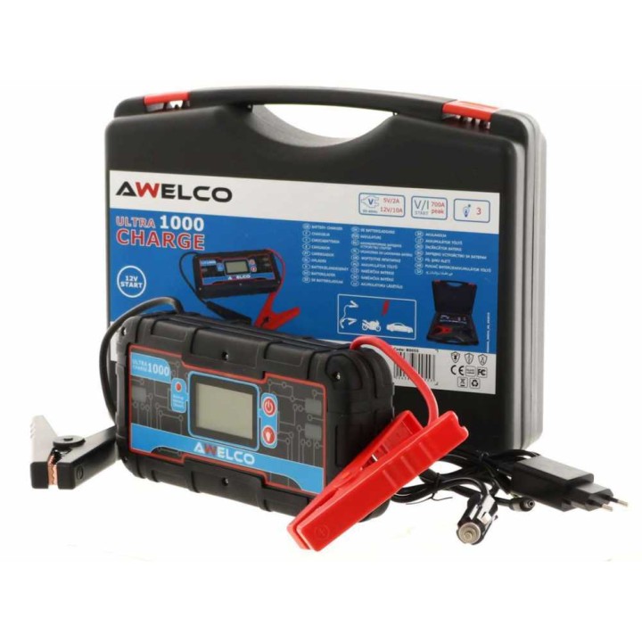 Awelco ULTRA CHARGE 1000 hätäkäynnistin, 700 A, 12 V, 6 000 mAh