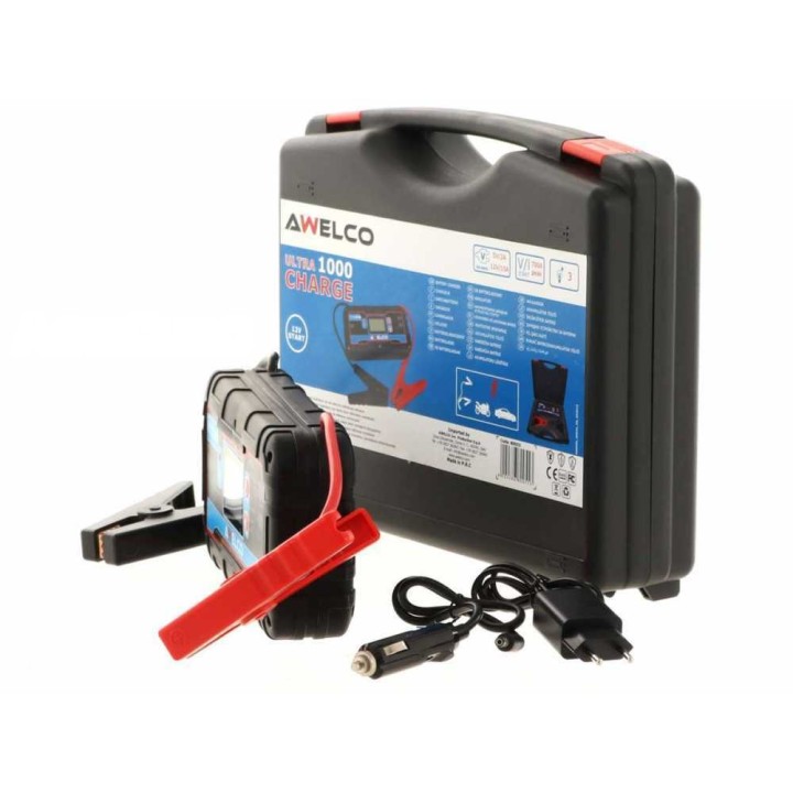 Awelco ULTRA CHARGE 1000 hätäkäynnistin, 700 A, 12 V, 6 000 mAh