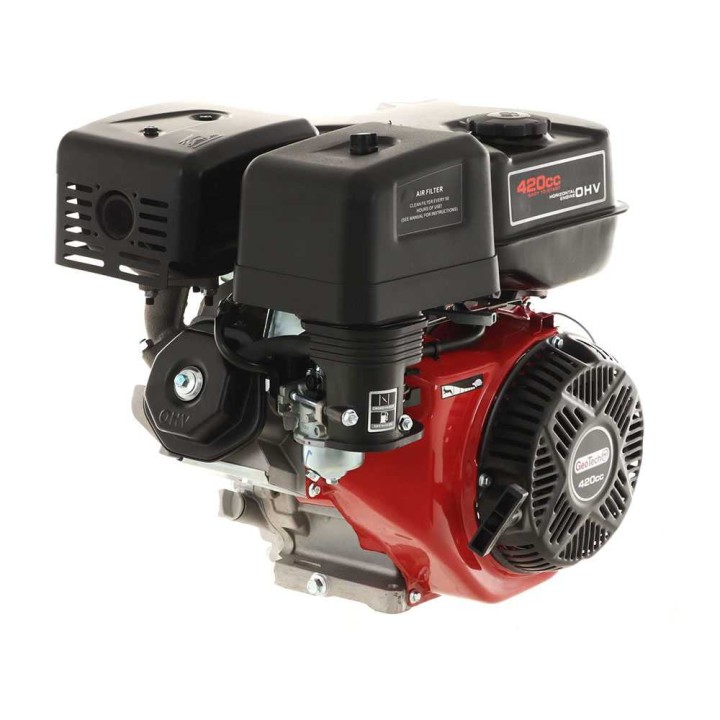 GeoTech-Pro 420 cc bensiinimoottori, vaakasuora akseli, 12 HP, sähkökäynnistys