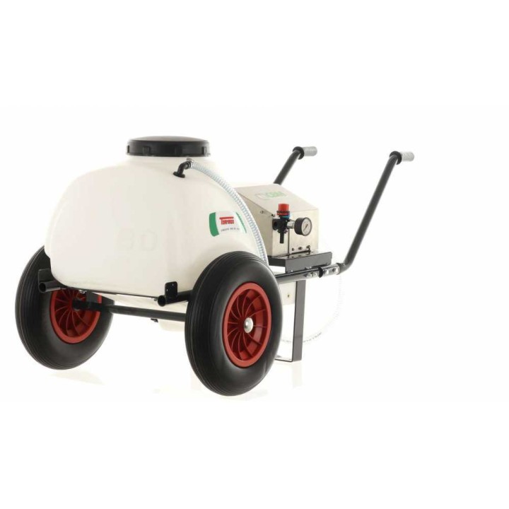Comet CBM 1500 HP akkuruisku kärryllä ja 80 l säiliöllä, 12 V, 126 W