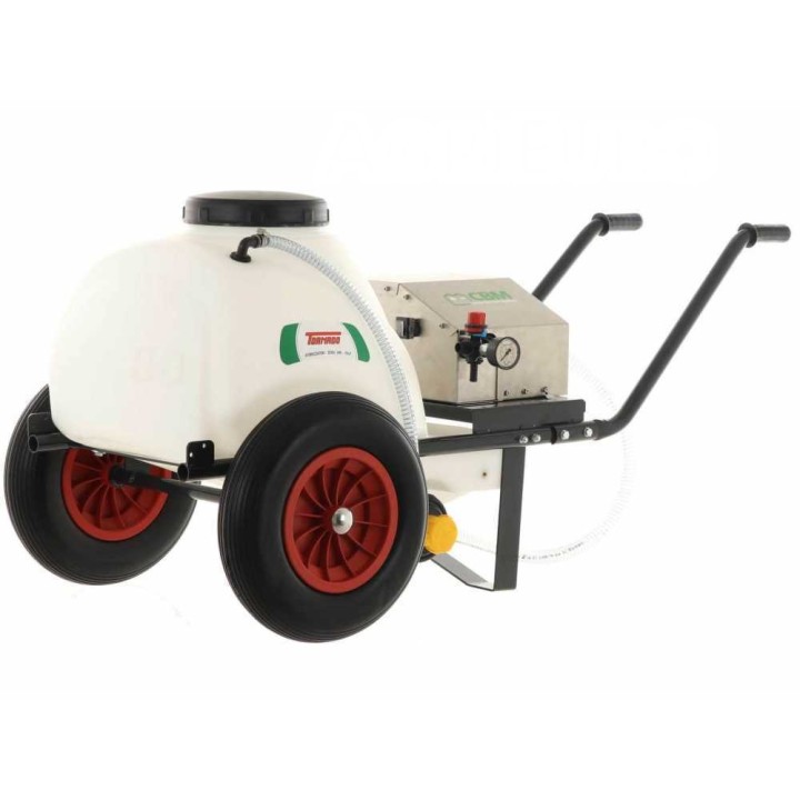 Comet CBM 1500 HP akkuruisku kärryllä ja 80 l säiliöllä, 12 V, 126 W