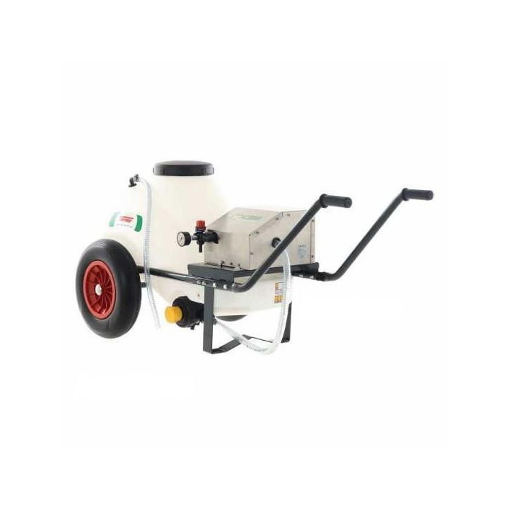 Comet CBM 1200 HP akkuruisku kärryllä ja 80 l säiliöllä 12 V 78 W