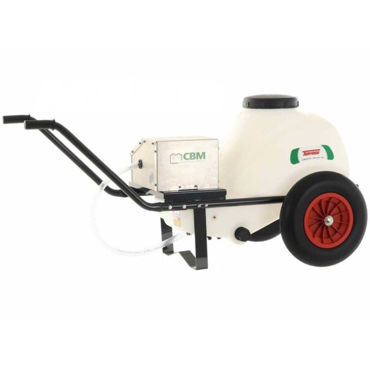 Comet CBM 1500 HP akkuruis­kutuspumppu kärryllä ja 120 l säiliöllä, 12 V, 126 W