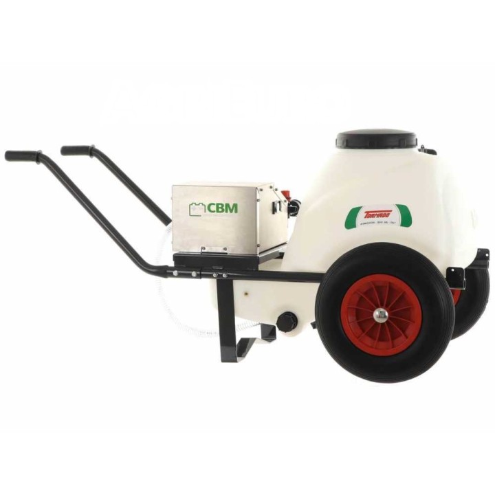Comet CBM 1500 HP akkuruis­kutuspumppu kärryllä ja 120 l säiliöllä, 12 V, 126 W