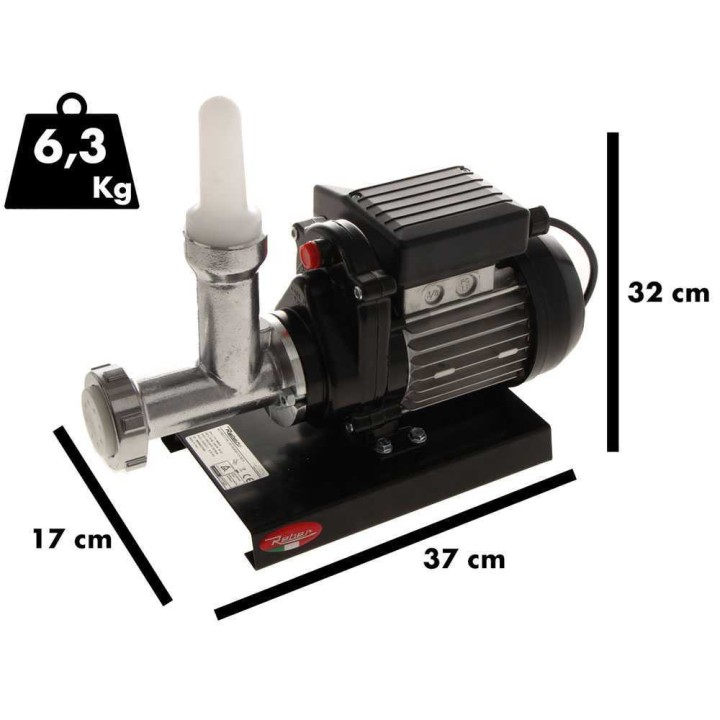 Reber N.3 9600N-8410N sähköinen pastapuristin, 450 W, 12 suulaketta