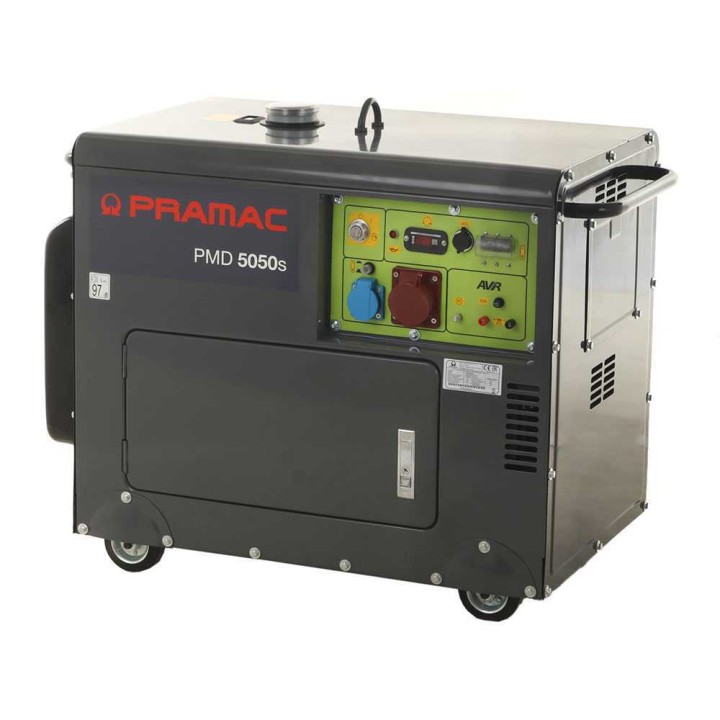 Pramac PMD5050s dieselgeneraattori, 3,6 kW, kolmivaiheinen, AVR, sähkökäynnistys