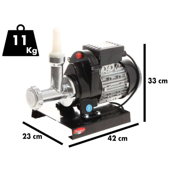 Reber N.5 9601N-8400N sähköinen pastapuristin, 500 W, 12 suutinta