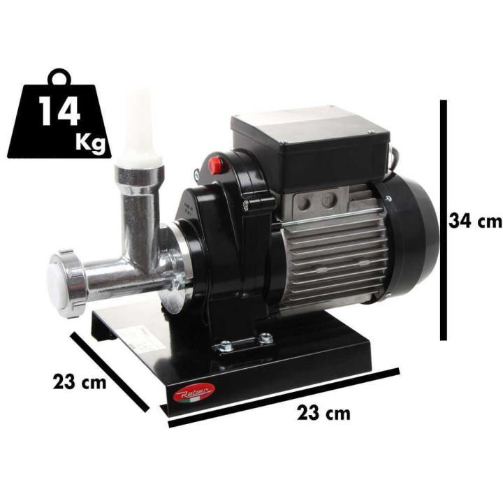 Reber 9602N-8400N sähköinen pastapuristin, 600 W, 12 muottia