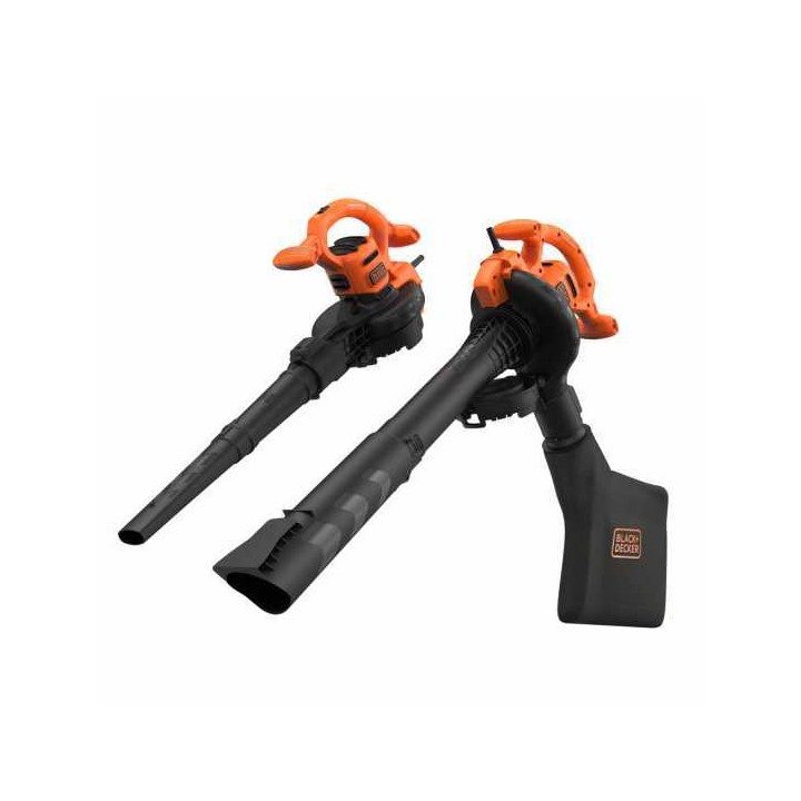 Black Decker BEBLV260 lehtipuhallin ja imuri 2 600 W 3 in 1
