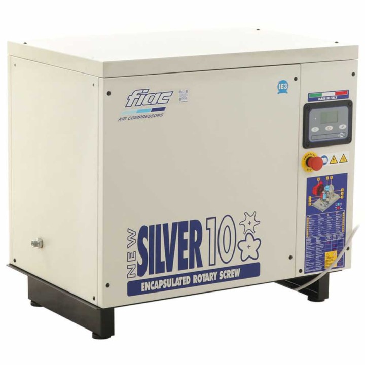 FIAC New Silver 10 ruuvikompressori 10 HP 860 l min 10 bar 400 V