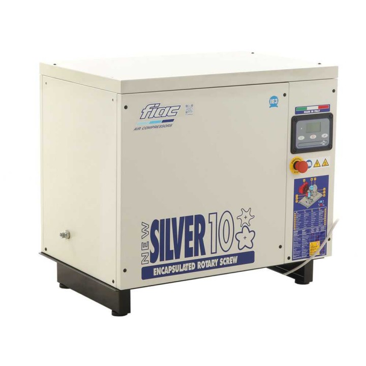 FIAC New Silver 10 ruuvikompressori, 10 HP, 860 l/min, 10 bar, 400 V