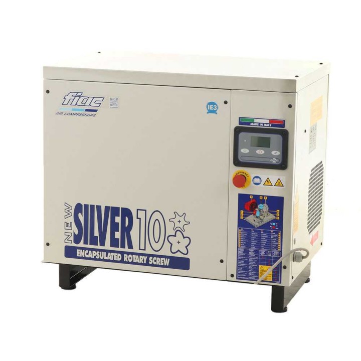 FIAC New Silver 10 ruuvikompressori, 10 HP, 860 l/min, 10 bar, 400 V