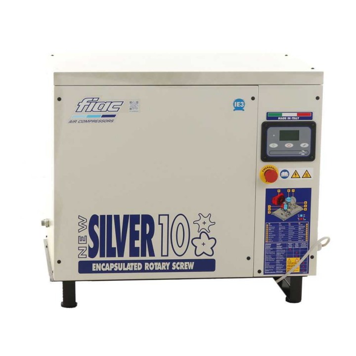 FIAC New Silver 10 ruuvikompressori, 10 HP, 860 l/min, 10 bar, 400 V