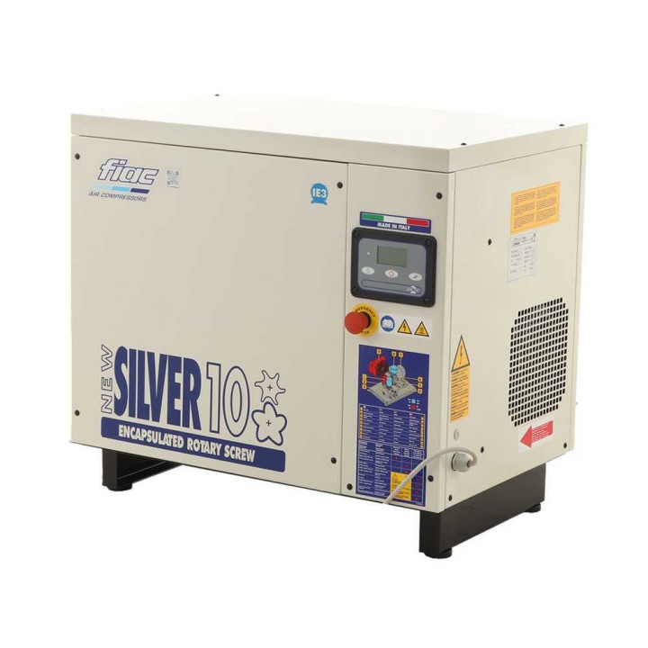 FIAC New Silver 10 ruuvikompressori, 10 HP, 860 l/min, 10 bar, 400 V