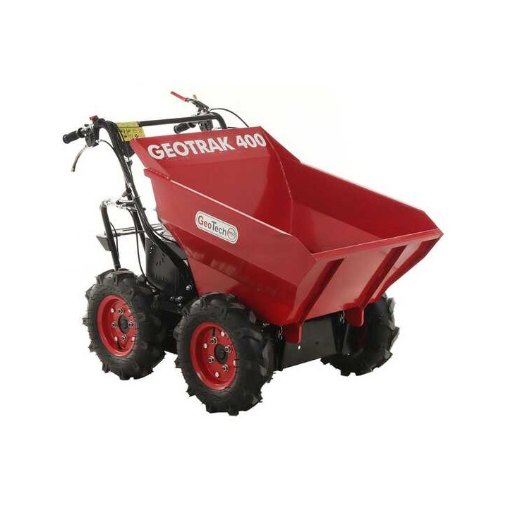 GEOTRAK 400 nelivetoinen moottorikärry dumper lavalla 400 kg Loncin G200F 6 HP