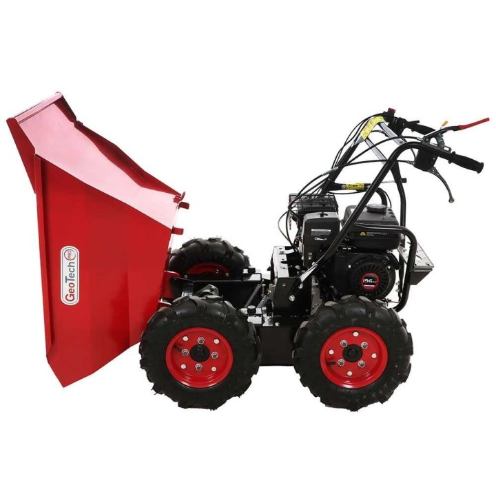 GEOTRAK 400 nelivetoinen moottorikärry dumper-lavalla, 400 kg, Loncin G200F 6 HP