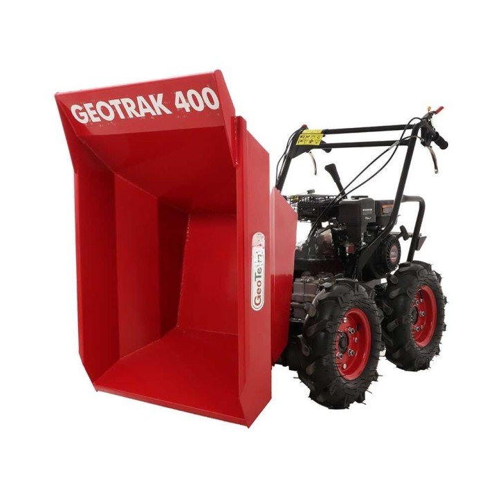 GEOTRAK 400 nelivetoinen moottorikärry dumper-lavalla, 400 kg, Loncin G200F 6 HP