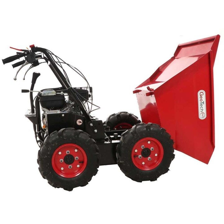 GEOTRAK 400 nelivetoinen moottorikärry dumper-lavalla, 400 kg, Loncin G200F 6 HP