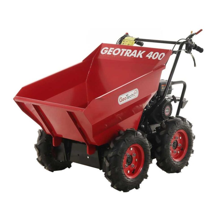 GEOTRAK 400 nelivetoinen moottorikärry dumper-lavalla, 400 kg, Loncin G200F 6 HP