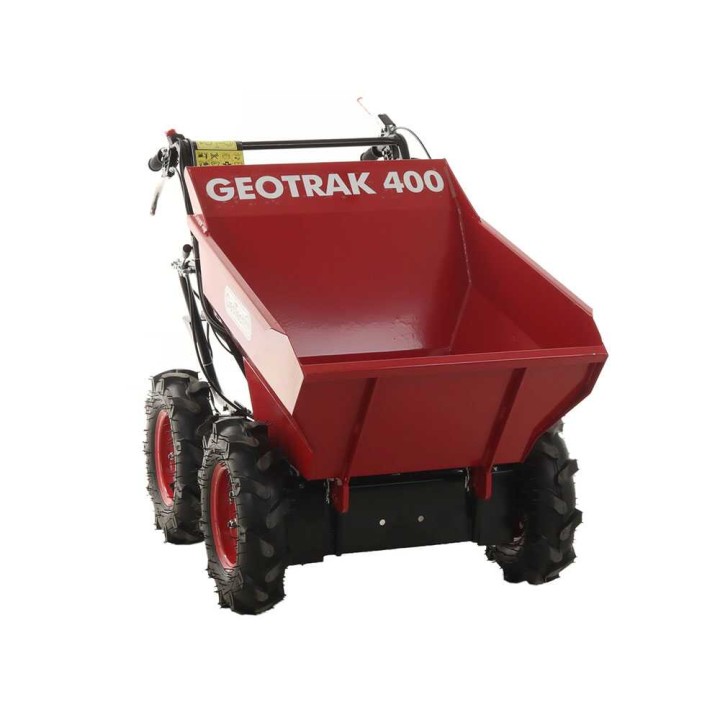 GEOTRAK 400 nelivetoinen moottorikärry dumper-lavalla, 400 kg, Loncin G200F 6 HP