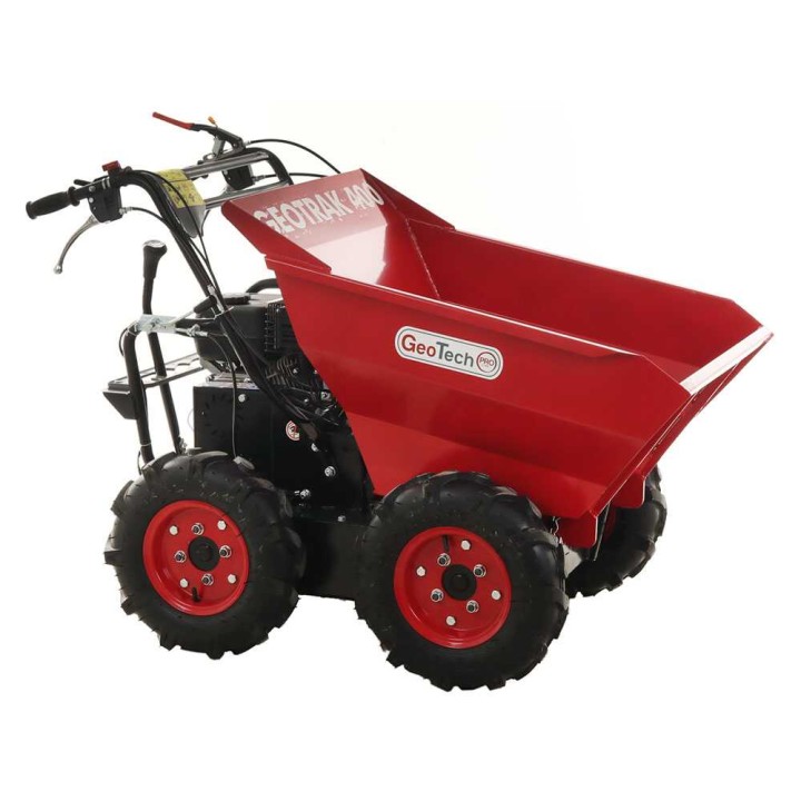 GEOTRAK 400 nelivetoinen moottorikärry dumper-lavalla, 400 kg, Loncin G200F 6 HP