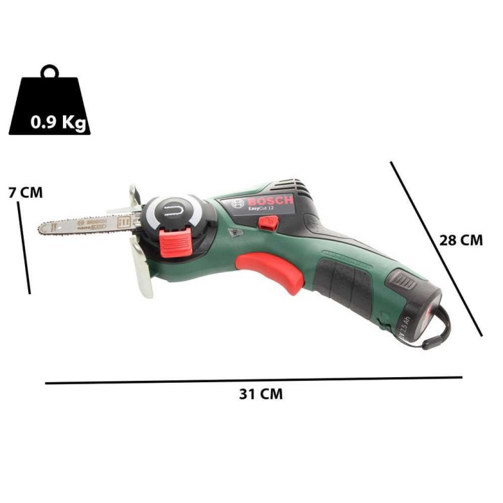 Bosch EasyCut 12 NanoBlade-akkusaha, 12 V, 65 mm