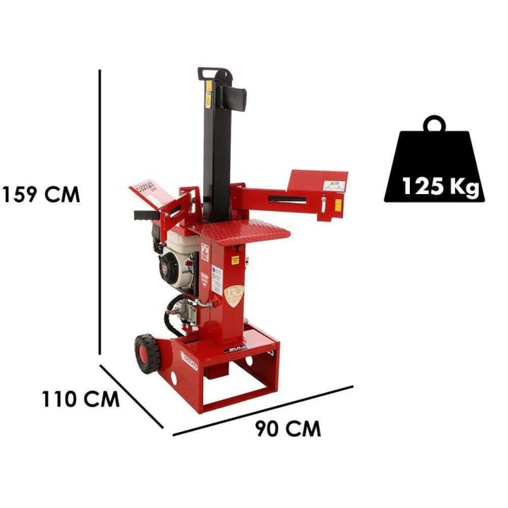 Ceccato Olindo SPL10H GP160 pystymallinen klapikone, 10 t, Honda 5 HP