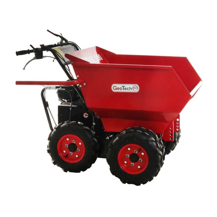 GeoTech Pro GEOTRAK 500 -moottorikärry, 500 kg, 6 HP