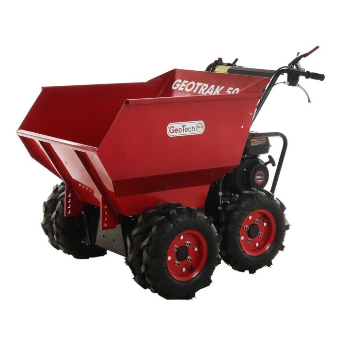 GeoTech Pro GEOTRAK 500 -moottorikärry, 500 kg, 6 HP