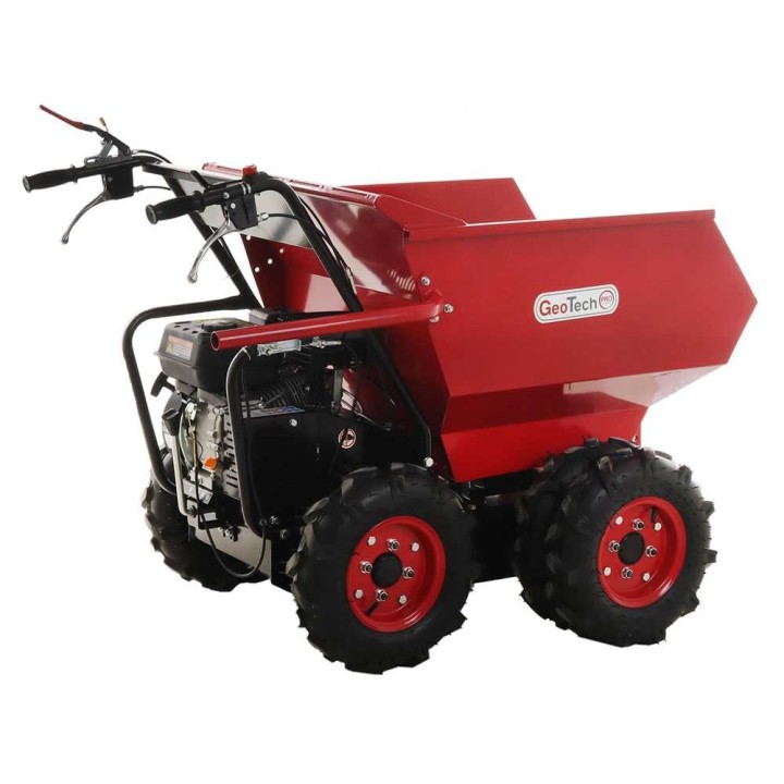 GeoTech Pro GEOTRAK 500 -moottorikärry, 500 kg, 6 HP