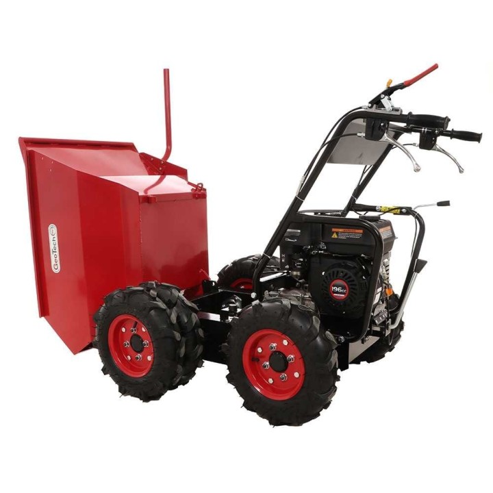 GeoTech Pro GEOTRAK 500 -moottorikärry, 500 kg, 6 HP